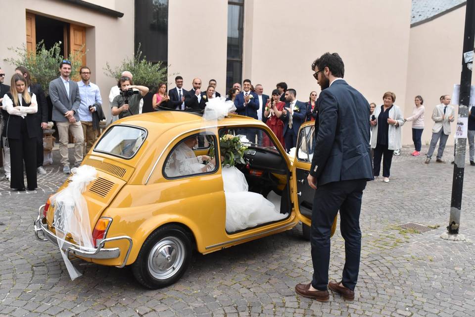 L'arrivo in chiesa 2