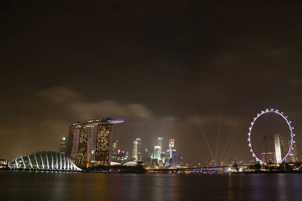 Singapore by night