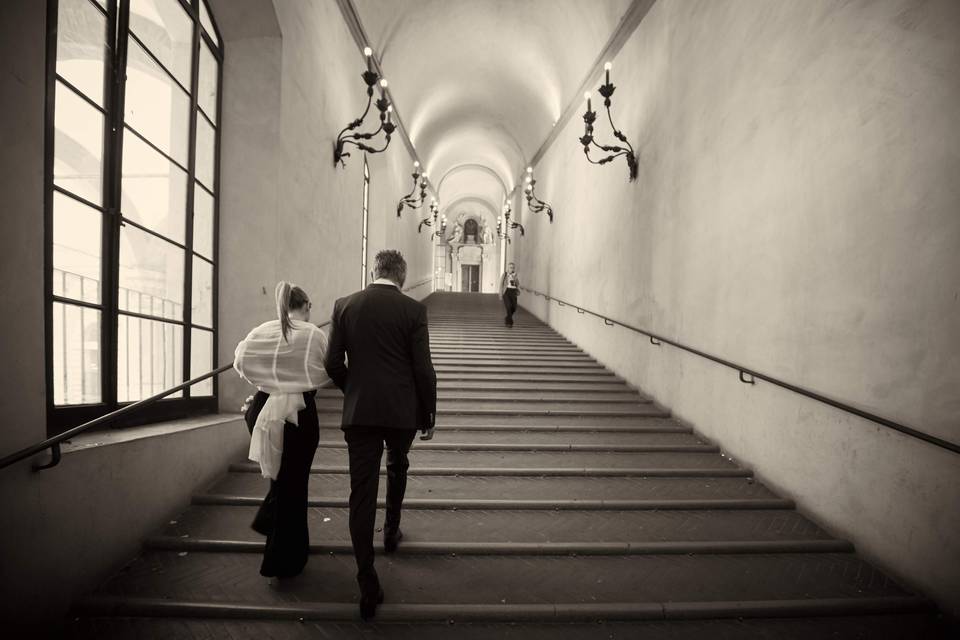 Verso la Sala Rossa