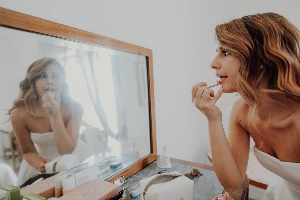 Preparazione sposa