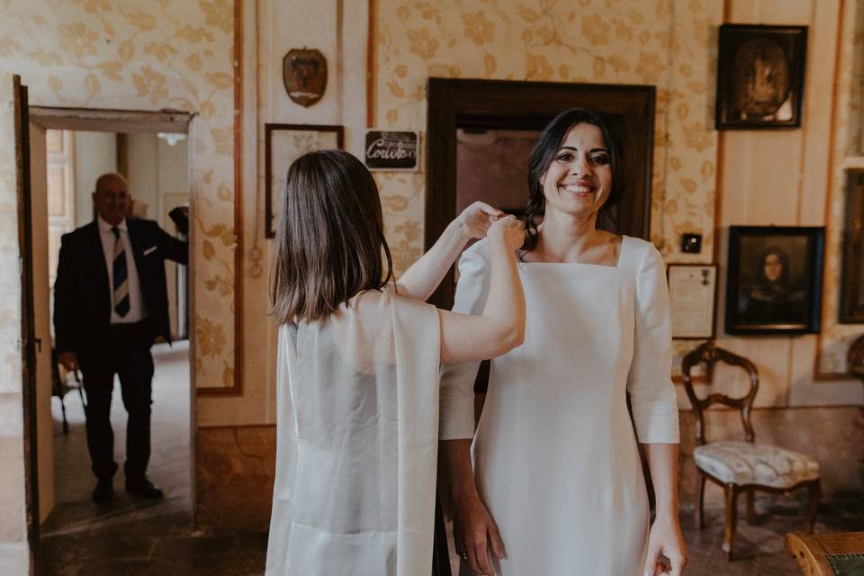 Preparazione sposa