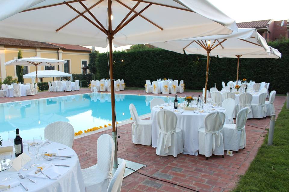 Wedding swimmingpool