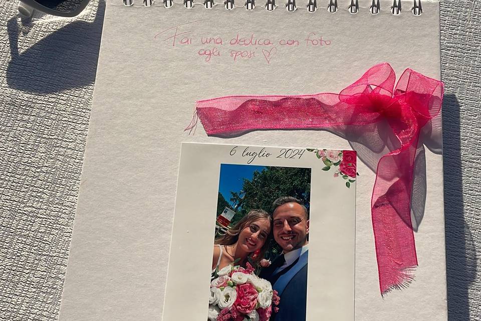 Guest book da portare a casa
