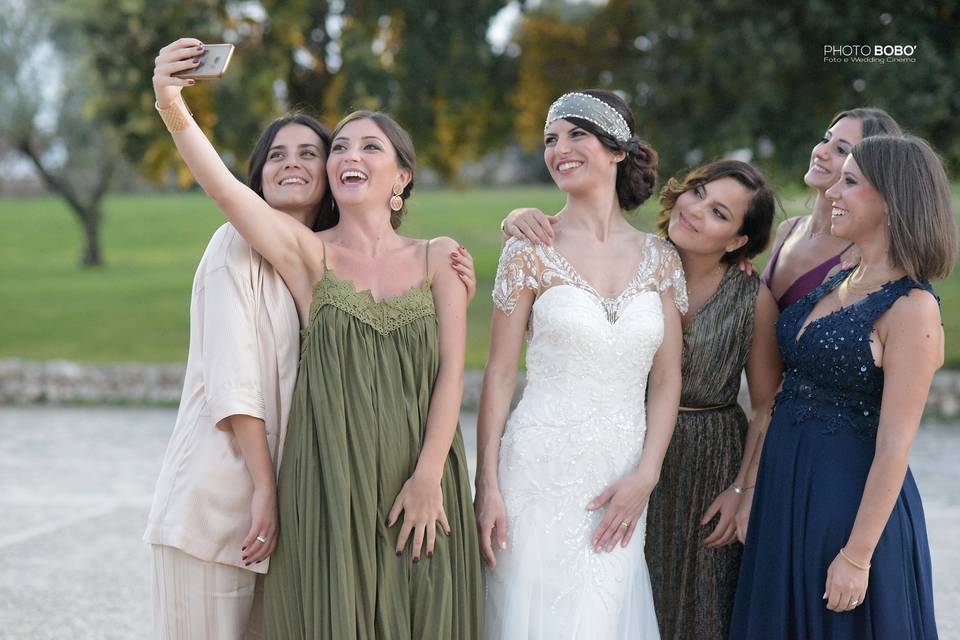 La sposa e le amiche