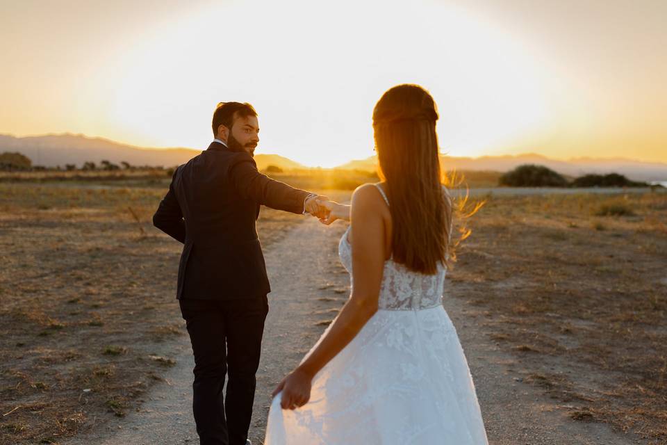 Matrimonio tramonto