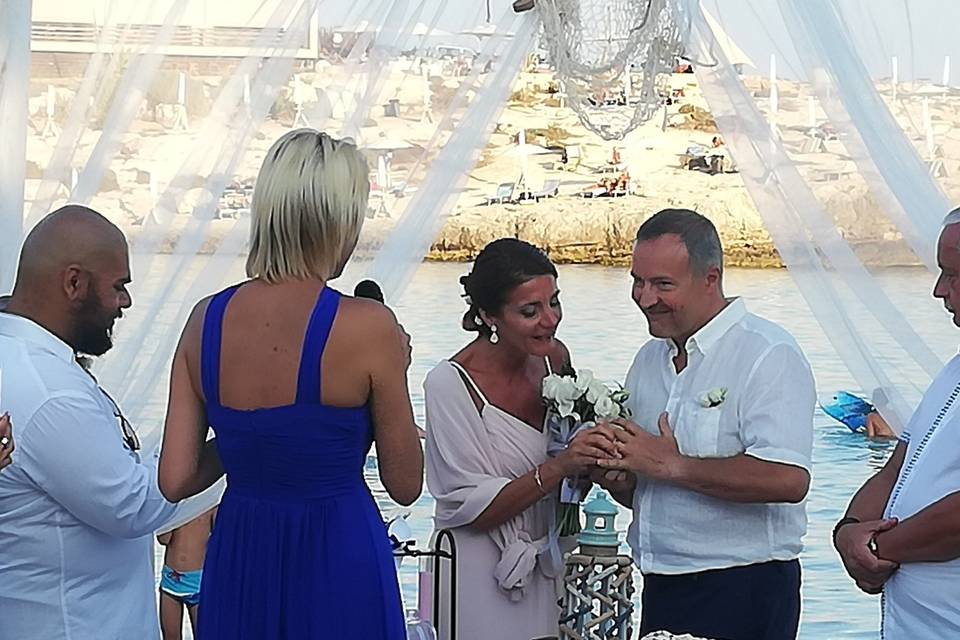 Matrimonio in spiaggia