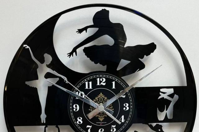 Orologio in vinile passione danza