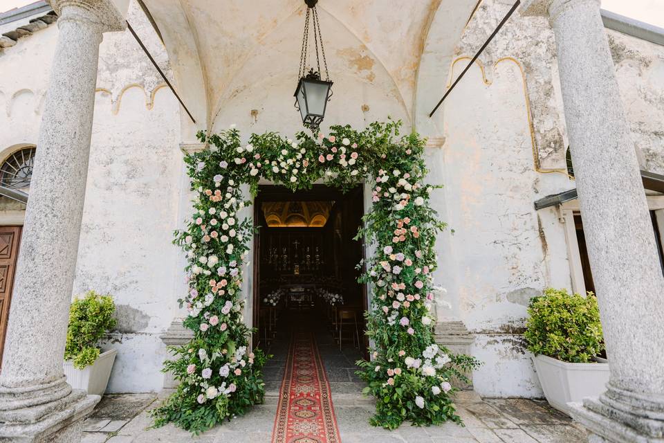 Arco ingresso chiesa