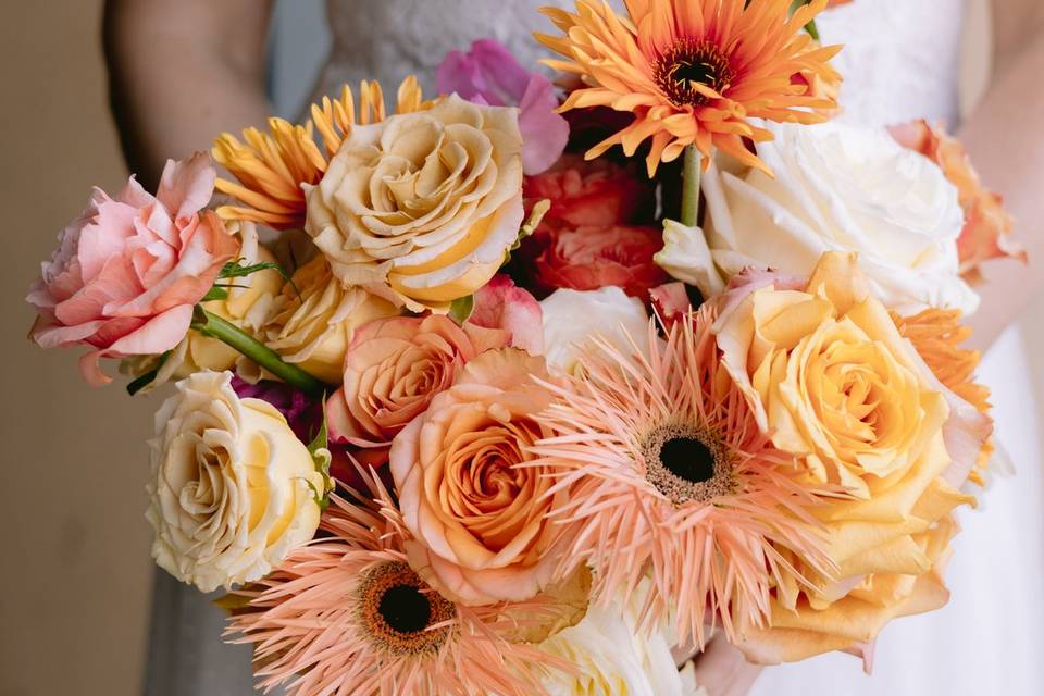 Bouquet arancione