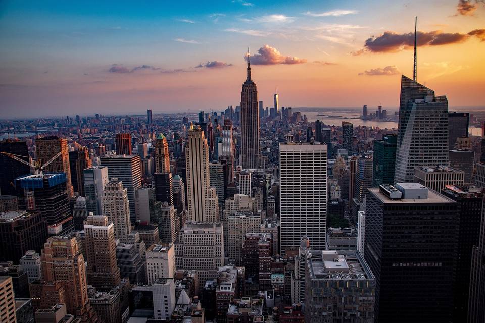Manhattan al tramonto