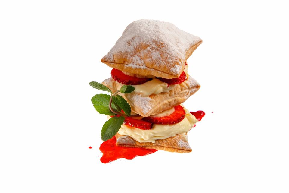 Sfogliatina con fragole