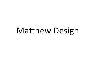 Matthew Design - logo