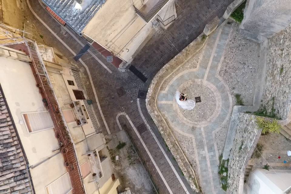 Centro storico vista drone