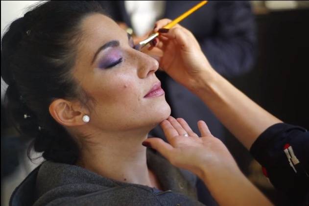 Trucco sposa lavanda