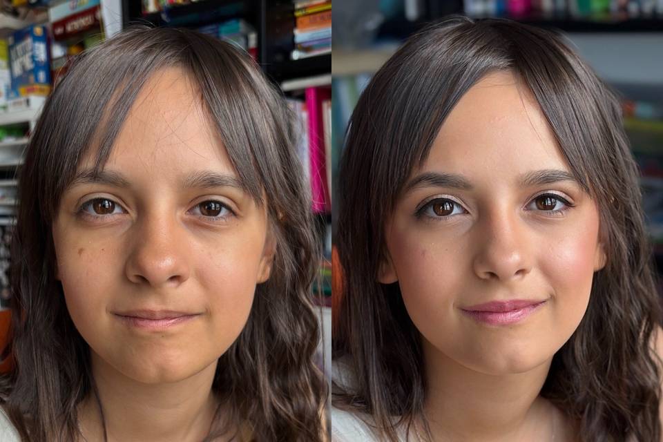Trucco a figlia 12enne