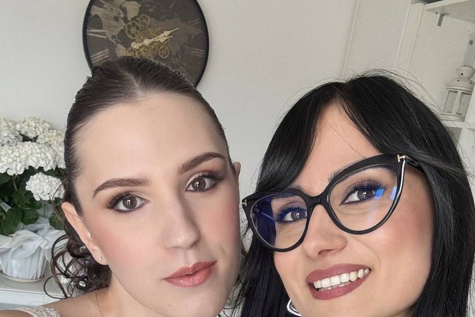 Selfie con la sposa