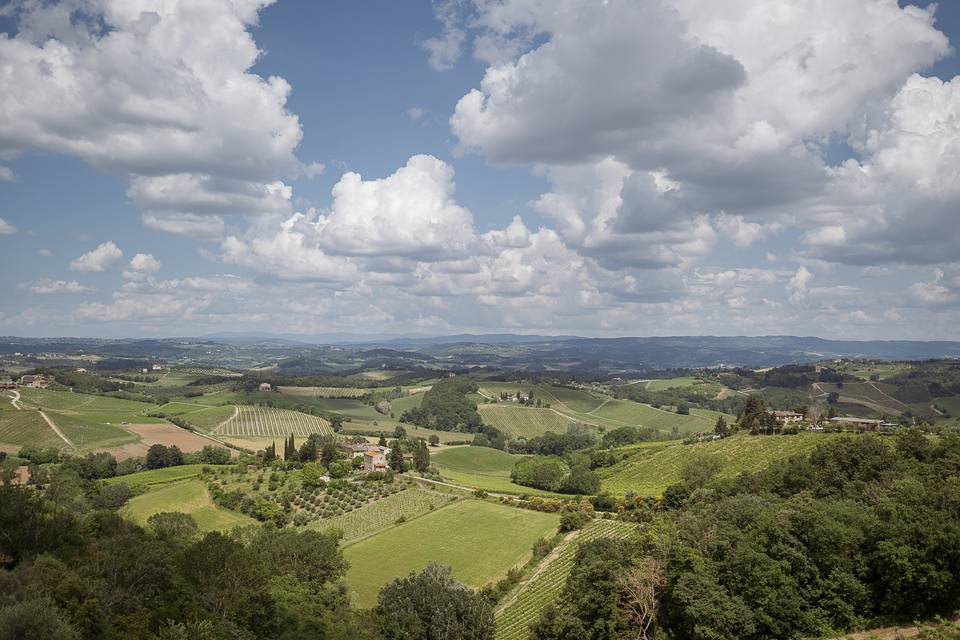 Vista dal terrazzo