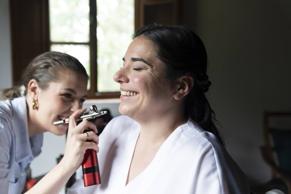 Trucco sposa con aerografo