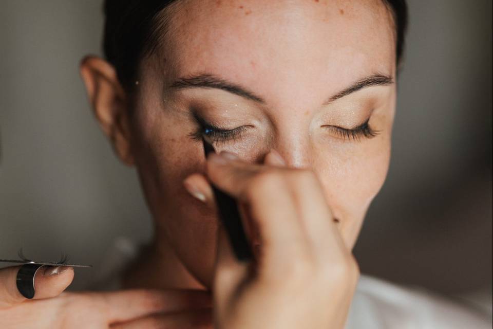 Trucco occhi sposa