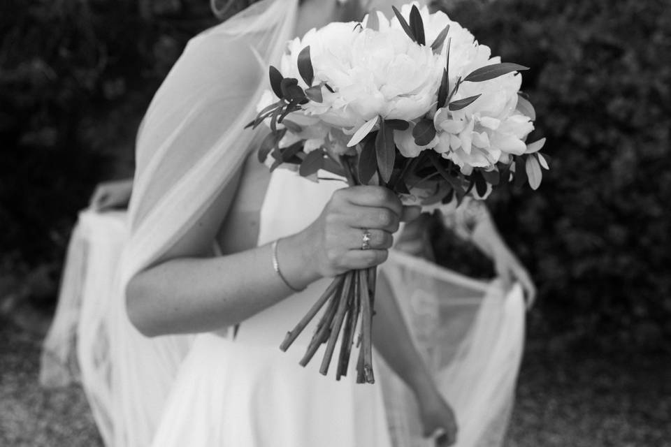 bouquet peonie