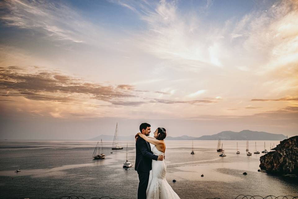 Intimate wedding in Panarea