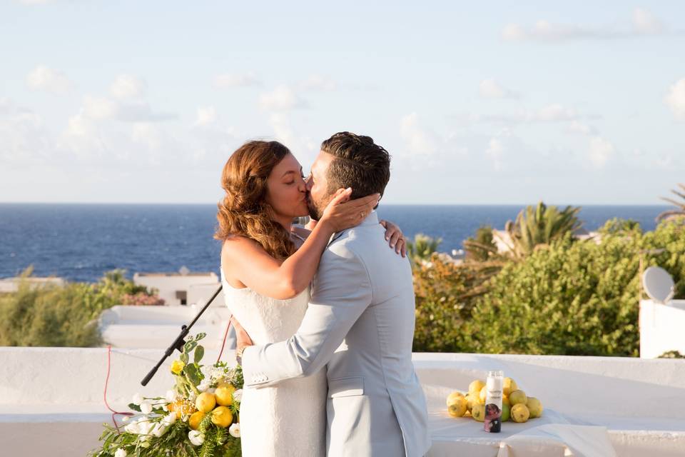 Wedding in stromboli