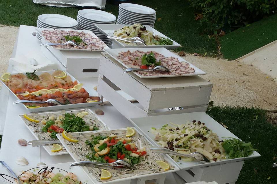 Buffet antipasti di mare