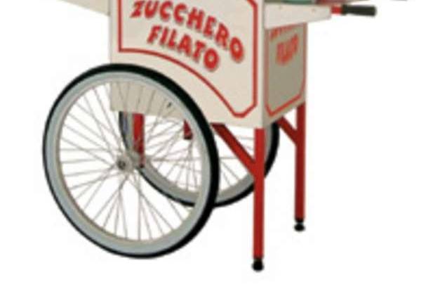 Carrettino zucchero filato