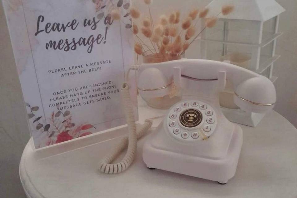 Audio guest book