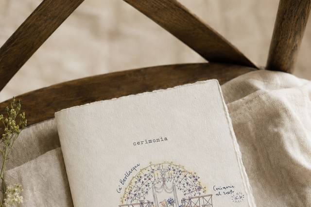 Libretto cerimonia illustrato