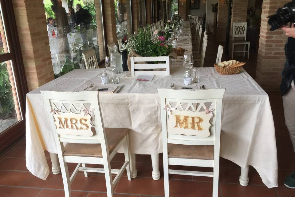 Allestimento country chic