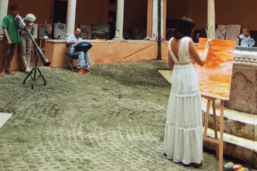 Live-painting museo