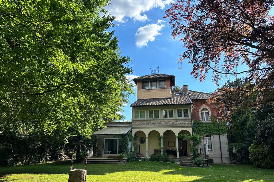 Il giardino e la villa