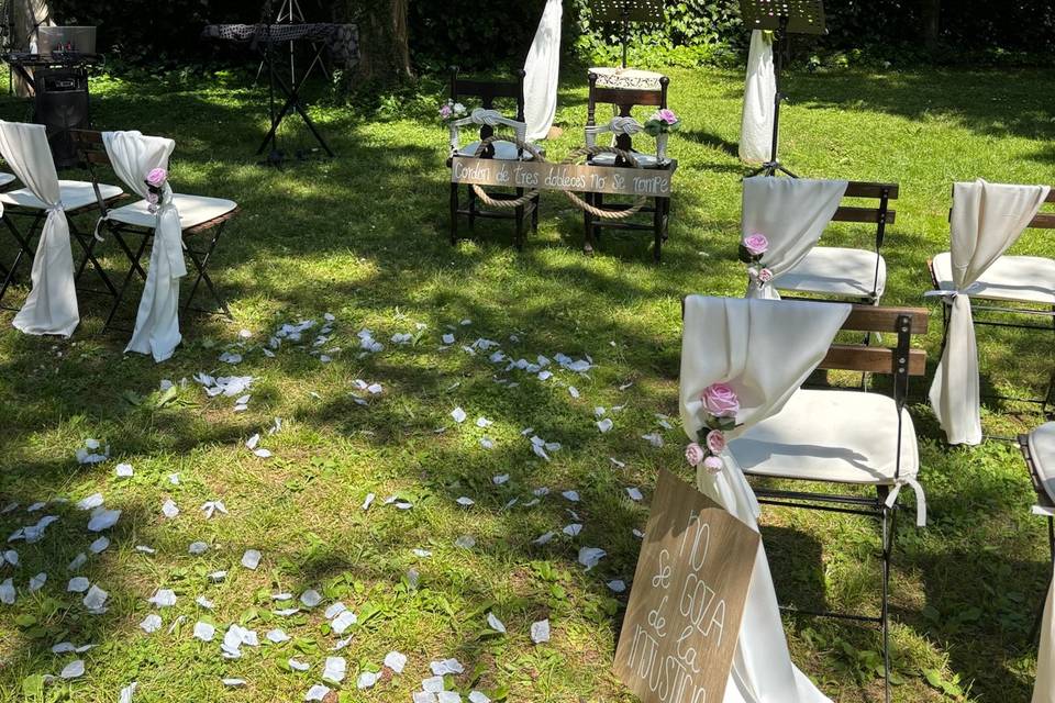 Allestimento cerimonia