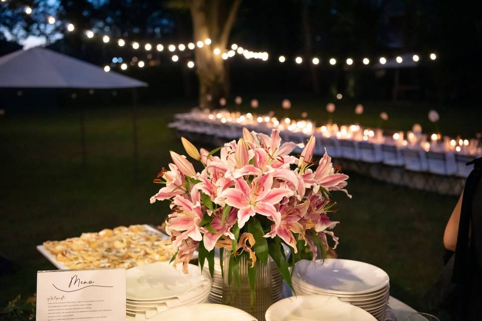 Buffet di benvenuto