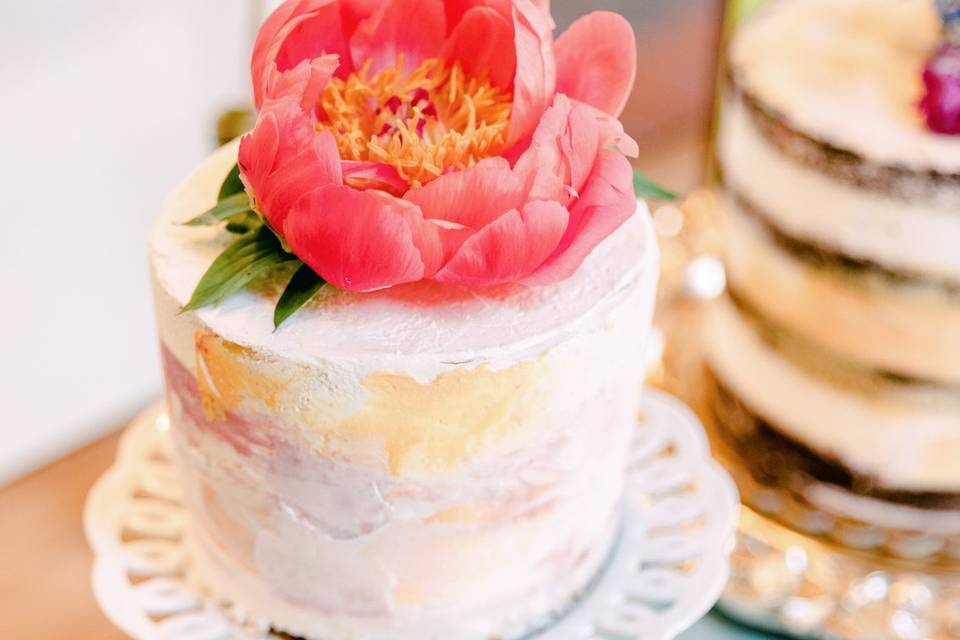 Watercolor cake