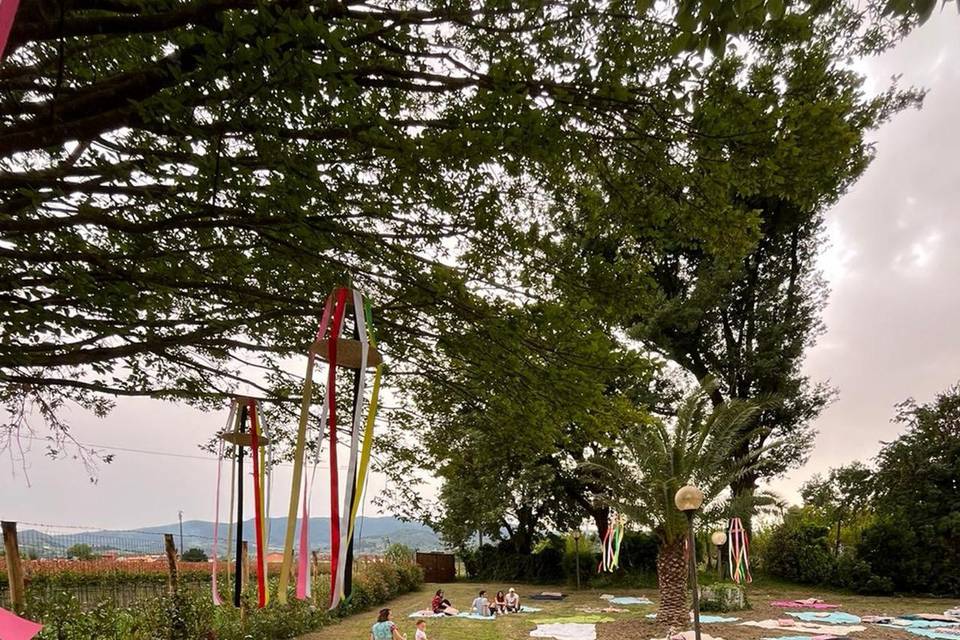 Parco dietro al palco