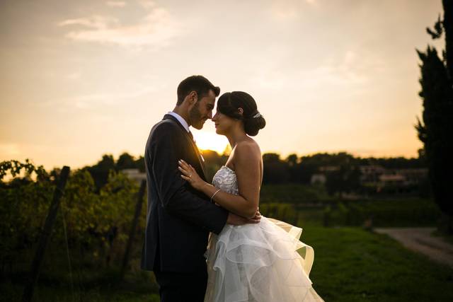 Sposi al tramonto