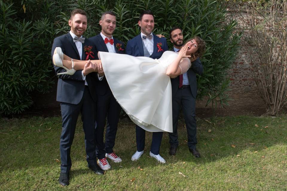 La sposa e i suoi boys