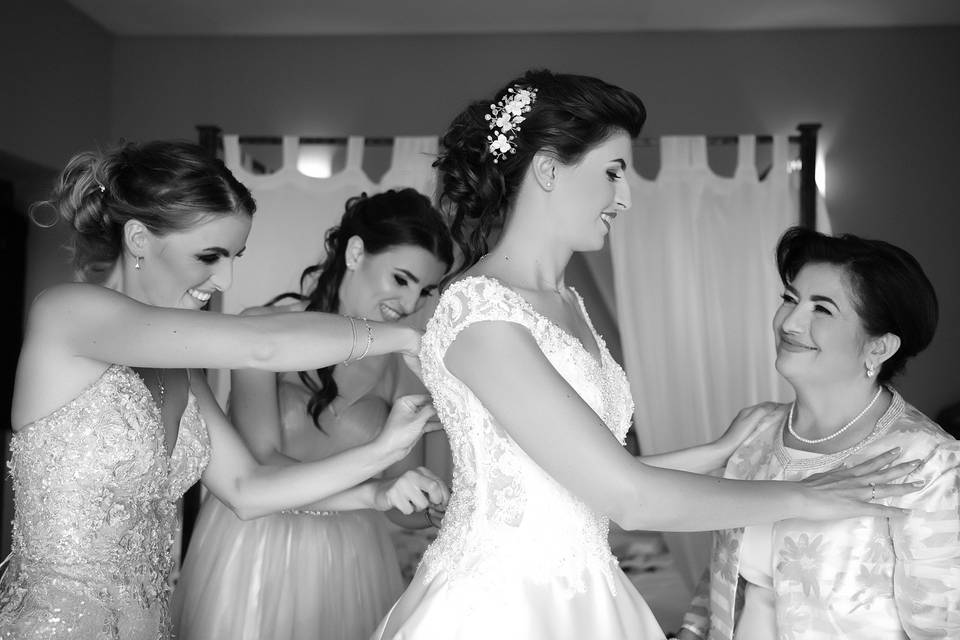 Preparazione della sposa