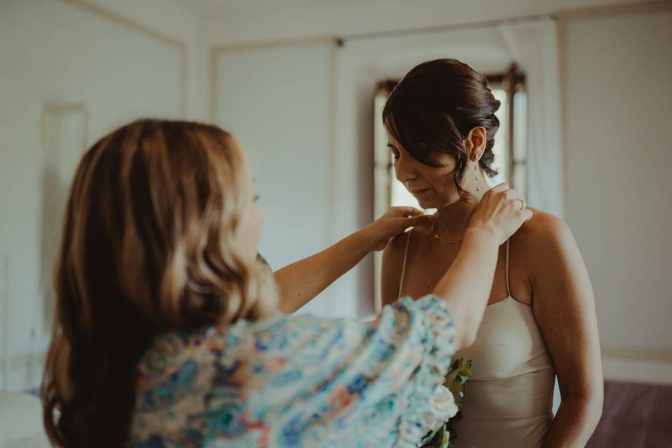 Preparazione sposa