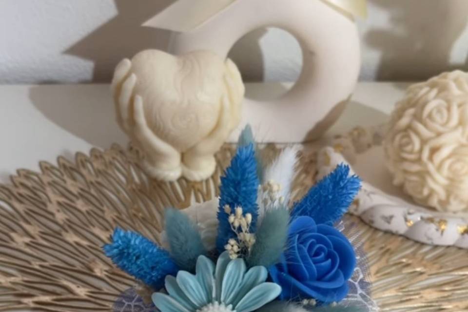 Piccolo bouquet diamond blu
