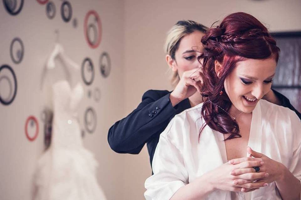 Preparazione sposa