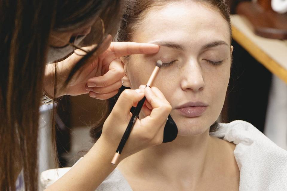 Preparazione sposa