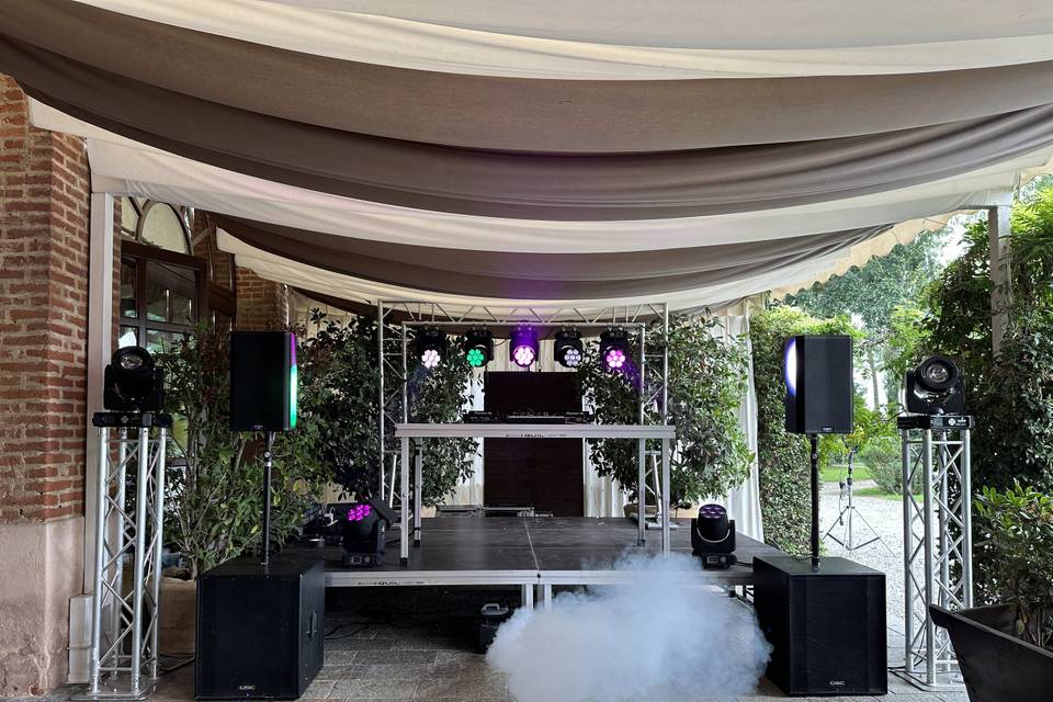 Impianto audio matrimonio