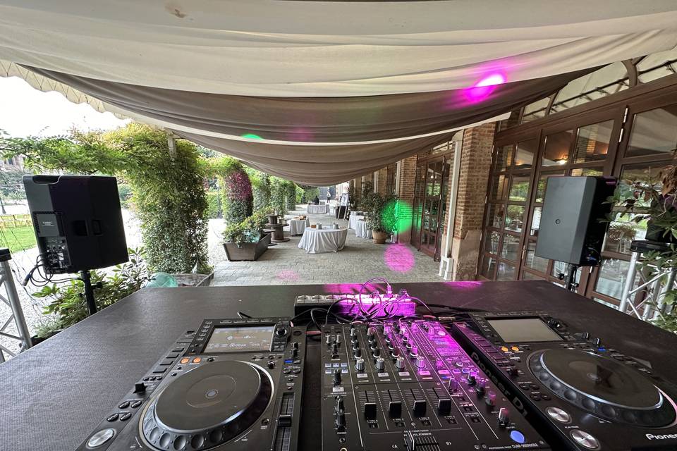 Consolle DJ matrimonio