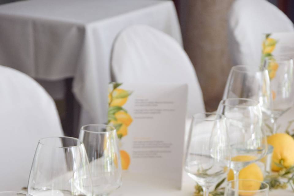 Allestimento matrimonio