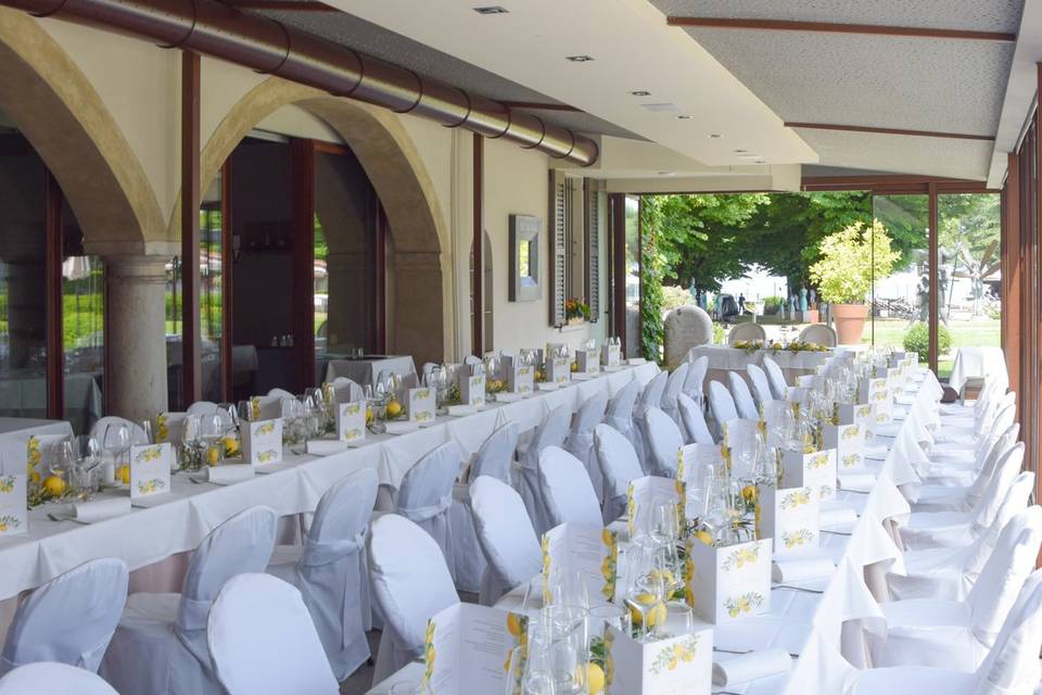 Allestimento matrimonio