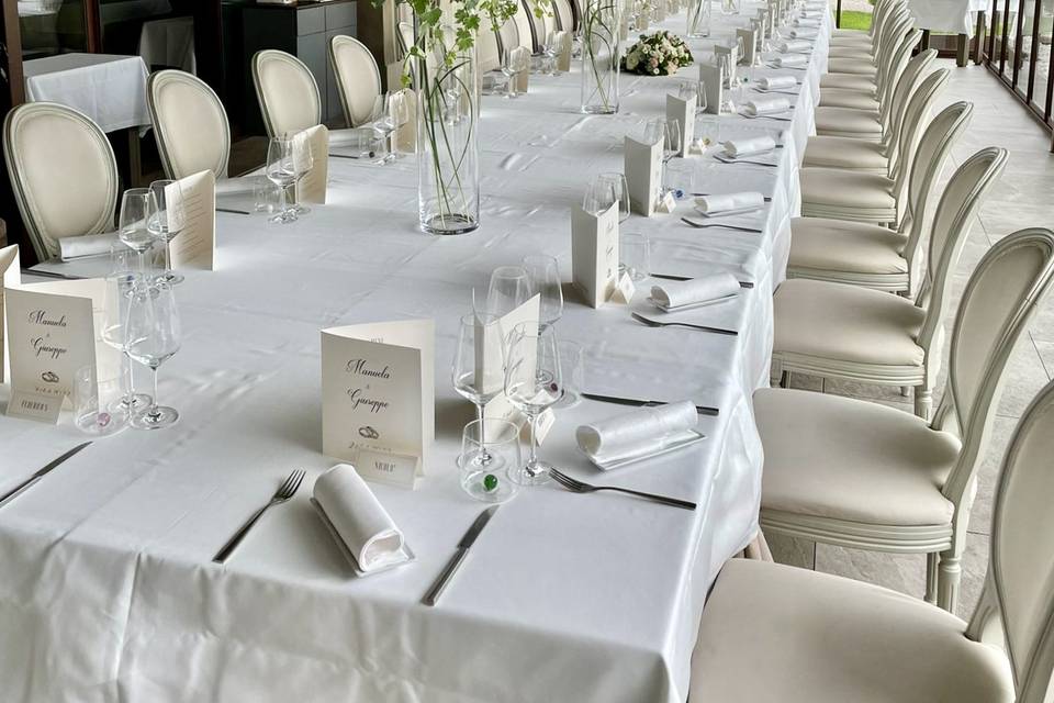 Allestimento matrimonio