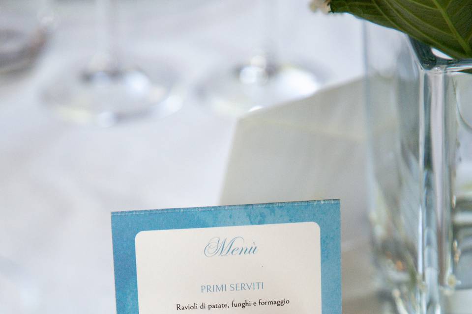 Playing cards: Menù